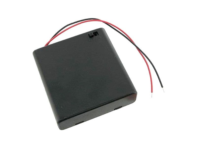 4x AA Battery Holder with Switch