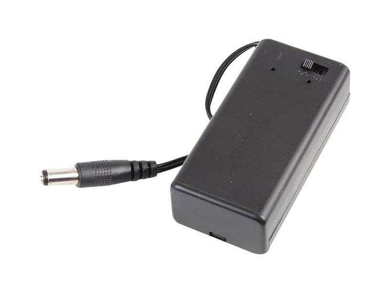9V Battery Holder with Switch and Plug