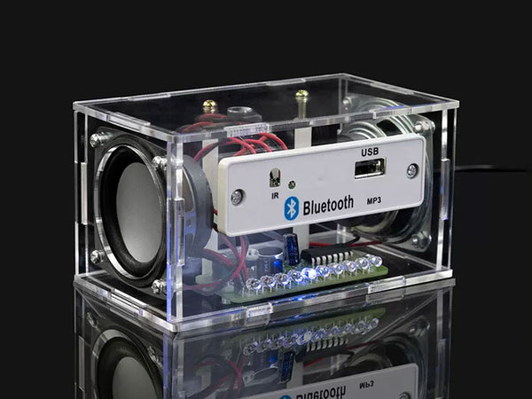 Bluetooth DIY Speaker Kit with Acrylic Case