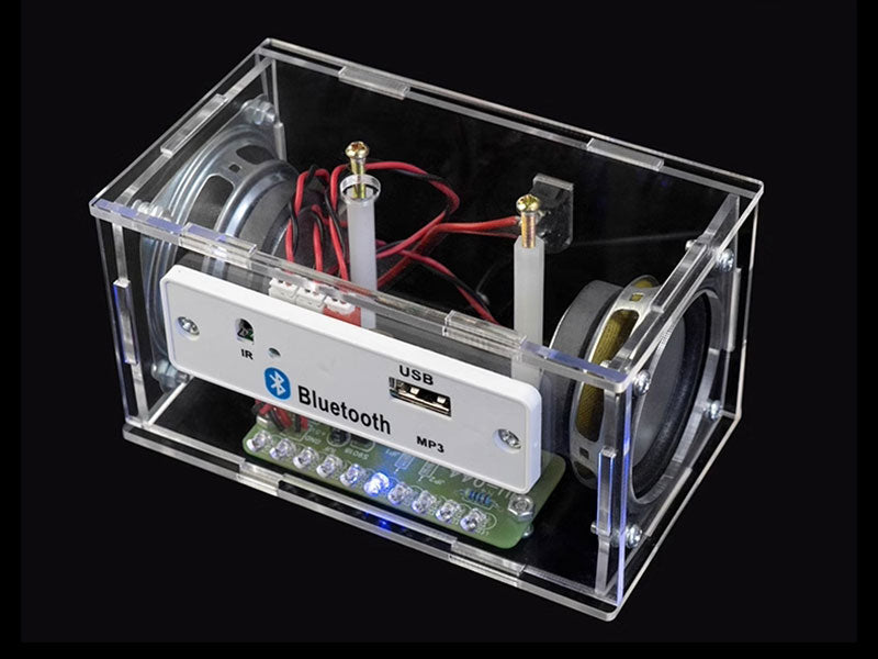 Bluetooth DIY Speaker Kit with Acrylic Case