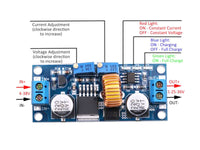 DC-DC Constant Current Step Down Buck Converter 4 - 38V to 1.25 - 36V 75W (5A) XL4015
