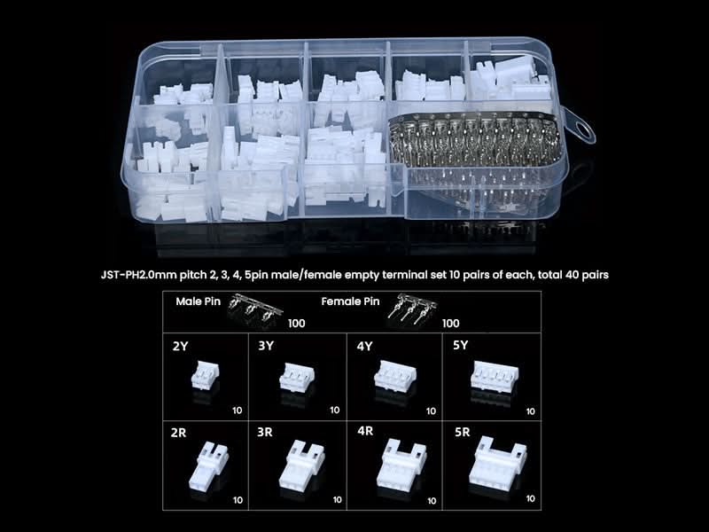 JST PH 2.0 Connector Wire Kit