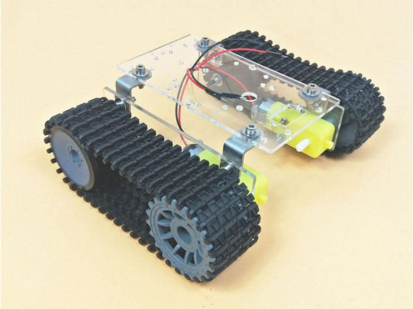 Acrylic Tank with Tracks Conveyor Belt