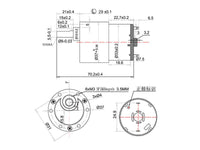Motor DC 6V/12V Gearbox