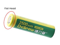 18650 Lithium Battery 2500mAh 3400mAh 3.7V