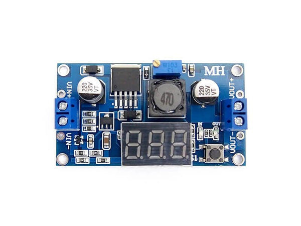 DC-DC Step Down Buck Converter with Display 3.2 - 40V to 1.25 - 35V 10W 3A LM2596