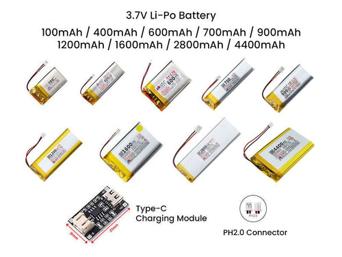 Li-Po Rechargeable Battery — Rechargeable Batteries at Kuriosity Singapore