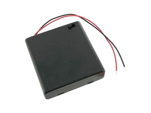 4x AA Battery Holder with Switch — Battery Holders at Kuriosity Singapore