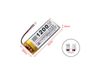 3.7V Li-Po Lithium Polymer Battery 100mAh 600mAh 1200mAh 1600mAh 5000mAh