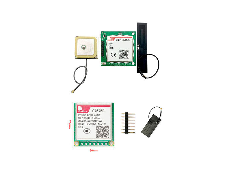 4G 3G GPS GSM Module SIM7600E A7670C - Kuriosity