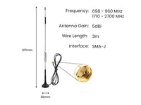 4G Antenna 5dbi with SMA Connector