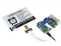 5.83inch E-Paper E-Ink Display HAT For Raspberry Pi, 648×480, Black / White, SPI