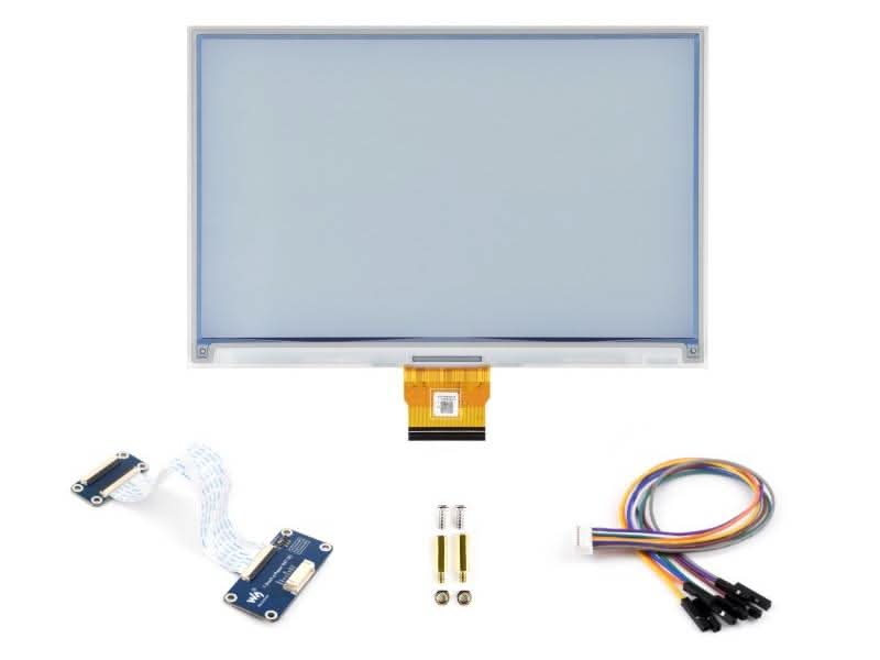7.3inch E Ink Spectra 6 (E6) Full Color E-Paper Display, E-Ink Display, Low Power Consumption, 800×480 Pixels, SPI Communication, Optional For E-Paper Driver HAT
