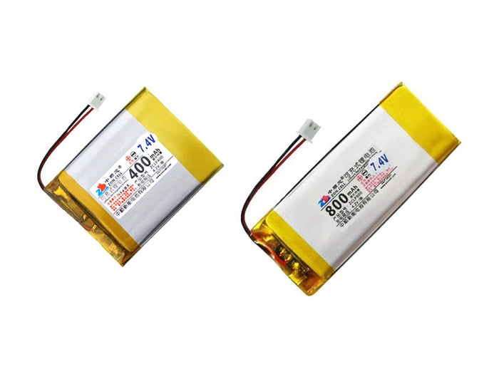 7.4V 400mAh 800mAh Battery Li-Po Lithium Polymer