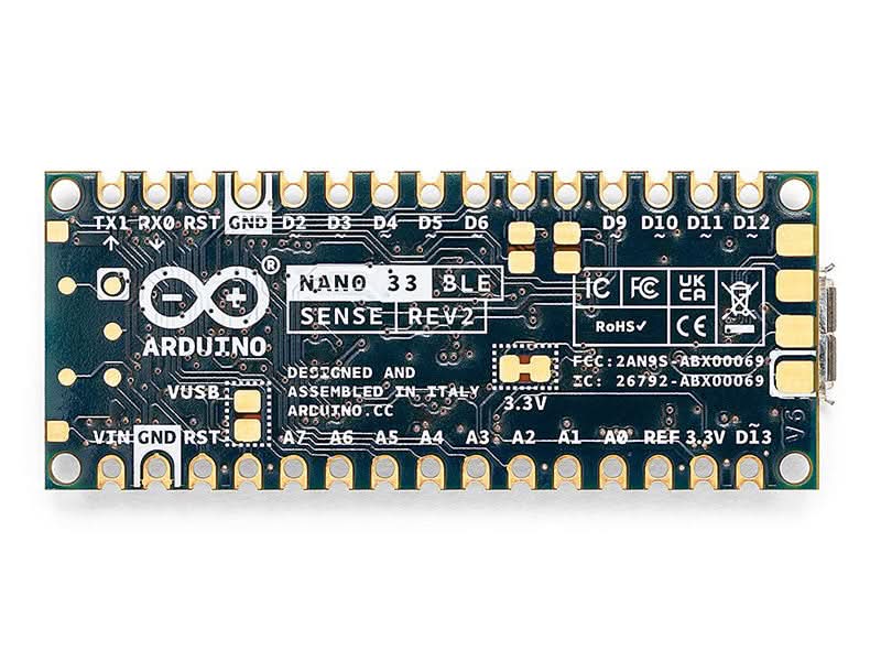 Nano 33 BLE Sense Rev2 - Kuriosity
