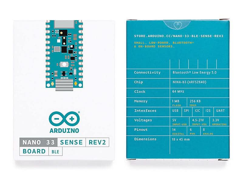 Nano 33 BLE Sense Rev2