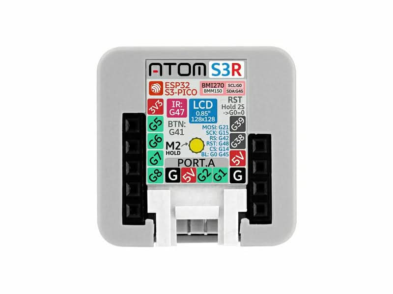 ATOMS3R Development Kit with 0.85-inch Screen (8MB PSRAM)