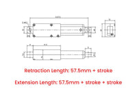 Actuator 12V 50mm 100mm 150mm 200mm