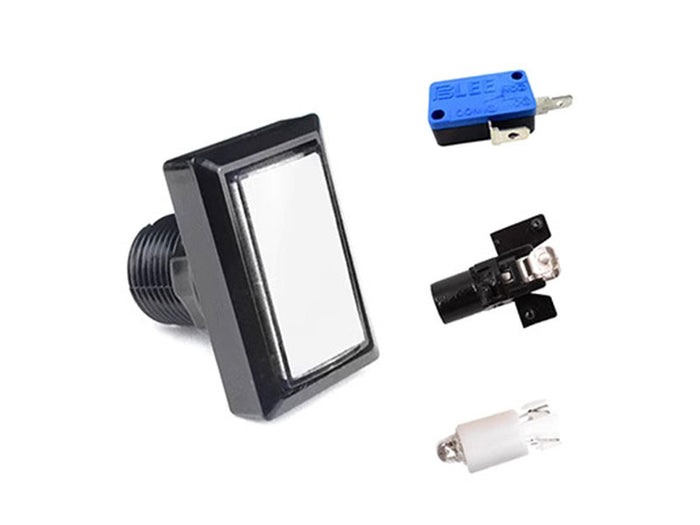 Arcade Button Rectangle LED
