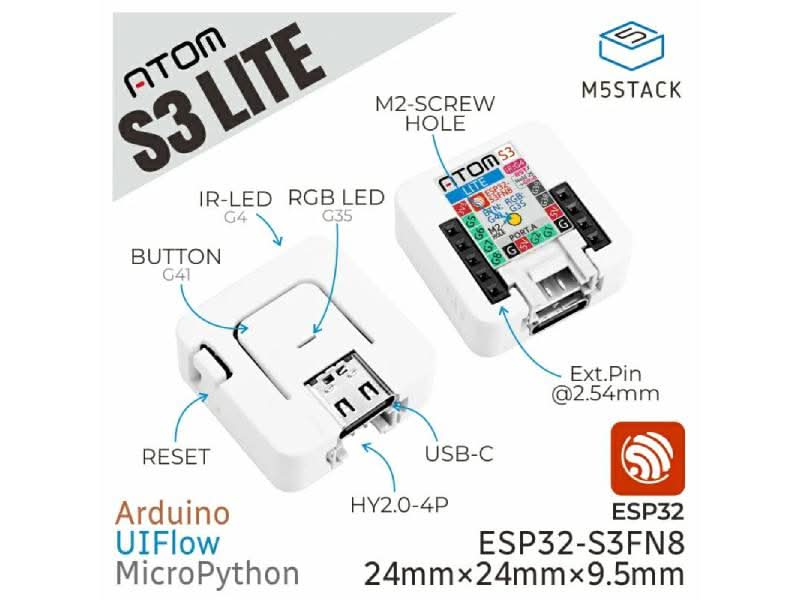 AtomS3 Lite ESP32S3 Dev Kit