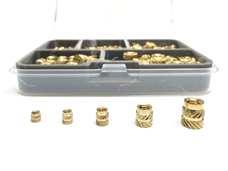 Brass Inserts M2 M3 M4 M5 185pcs