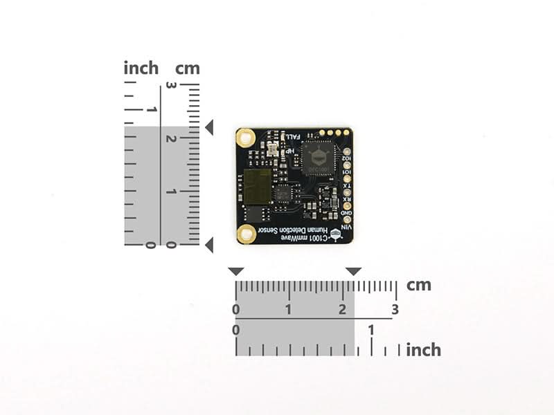 C1001 60GHz mmWave Indoor Fall Detection Sensor for Arduino / ESP32 / micro:bit (11 Meters)