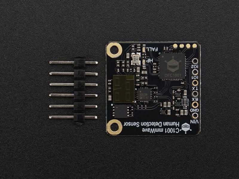 C1001 60GHz mmWave Indoor Fall Detection Sensor for Arduino / ESP32 / micro:bit (11 Meters)