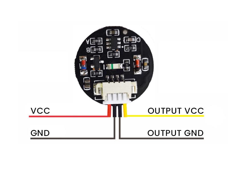 Capacitive Touch Sensor with LED Circuit Diagram