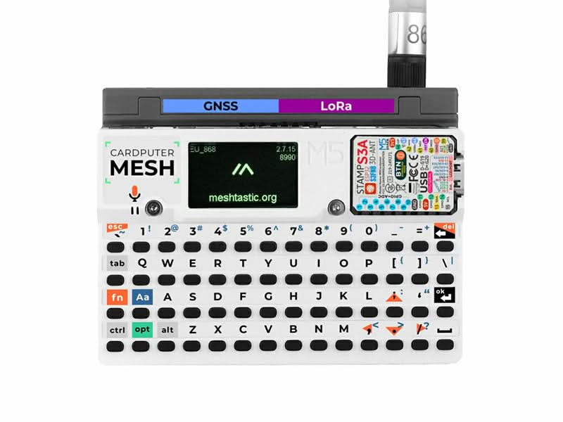 Cardputer Mesh Kit for Meshtastic (ESP32-S3)