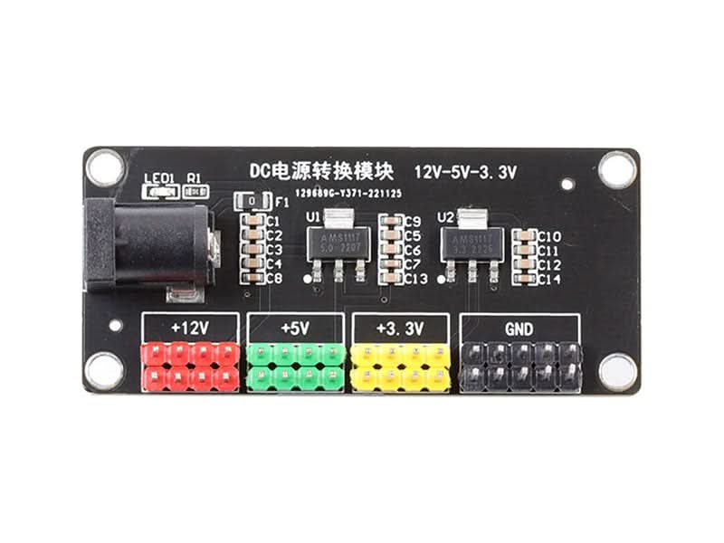 DC-DC Power Supply Module 12V to 3.3V / 5V / 12V