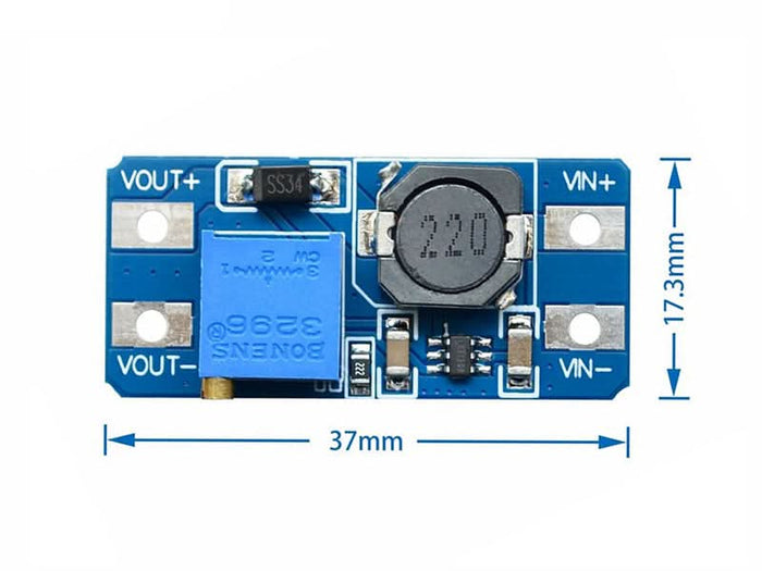 DC-DC Step Up Boost Converter 2 - 24V to 5 - 28V (2A) MT3608
