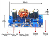 DC-DC Constant Current Step Down Step Up Buck Boost Converter 5 - 30V to 0.5 - 30V 60W