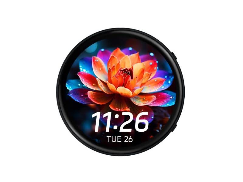 ESP32-S3 1.75inch AMOLED Round Touch Display Development Board, 32-bit LX7 Dual-core Processor, 466×466 Pixels, QSPI Interface, Onboard Dual Microphones Array, ESP32 With Display