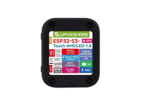 ESP32-S3 1.8inch AMOLED Touch Display Development Board, 32-bit LX7 Dual-core Processor, 368×448 Pixels, Accelerometer And Gyroscope Sensor, ESP32 With Display