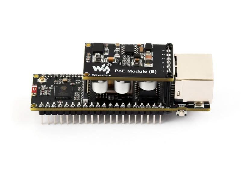 ESP32-S3 ETH Development Board, 10/100Mbps RJ45 Ethernet port, Wi-Fi & Bluetooth Support, 240MHz Dual Core Processor, ESP32 Ethernet Development Board