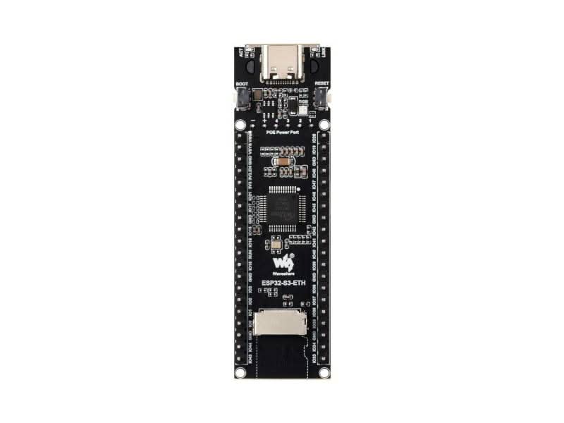 ESP32-S3 ETH Development Board, 10/100Mbps RJ45 Ethernet port, Wi-Fi & Bluetooth Support, 240MHz Dual Core Processor, ESP32 Ethernet Development Board