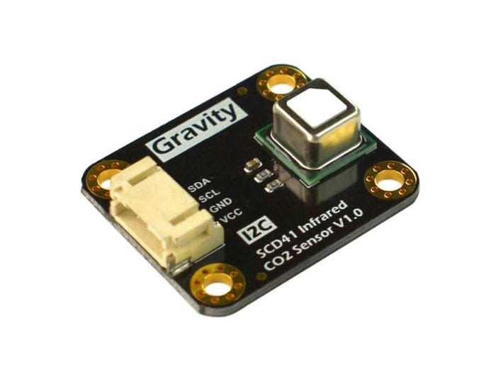 Gravity: I2C SCD41 Infrared Carbon Dioxide / CO2 Sensor (400 - 5000 ppm)