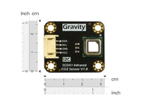 Gravity: I2C SCD41 Infrared Carbon Dioxide / CO2 Sensor (400 - 5000 ppm)
