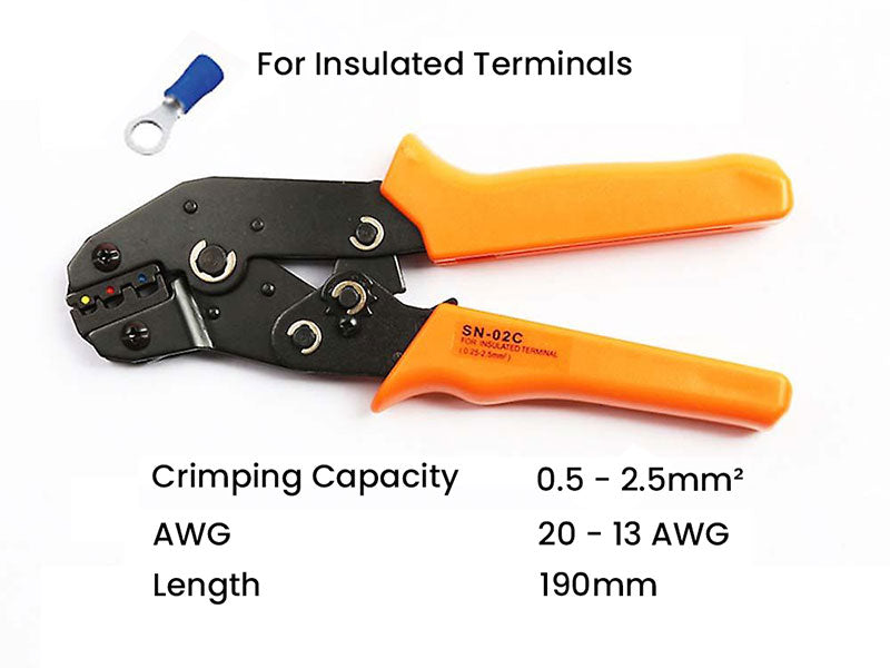 Insulated Terminal Lug Crimp SN-02C