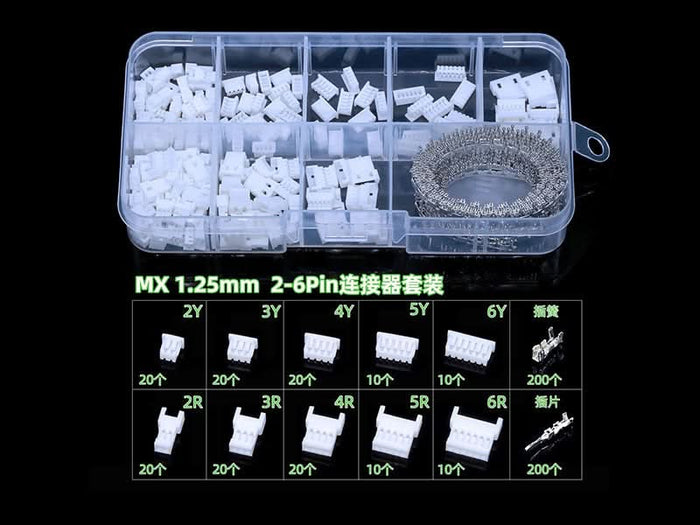JST MX 1.25 Connector Wire Kit