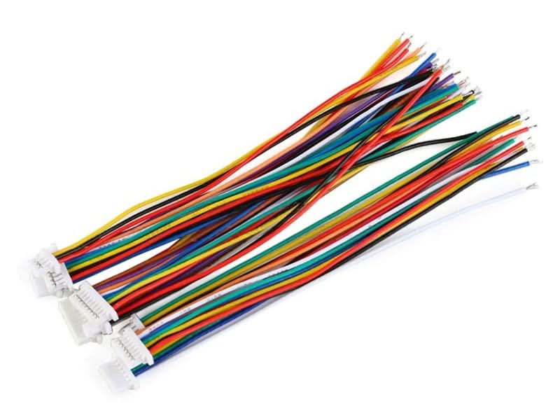 JST SH 1.0 Wire 2/3/4/5/6 Plug