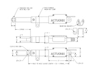 L12-S Micro Linear Actuator with Limit Switches 50mm 100:1 12 volts