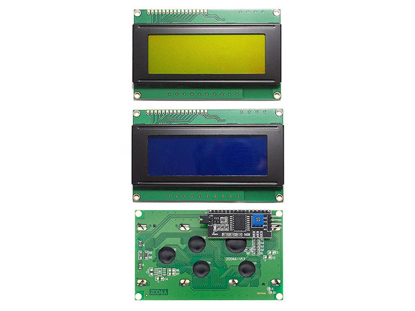 LCD 2004 Green Blue I2C Adapter