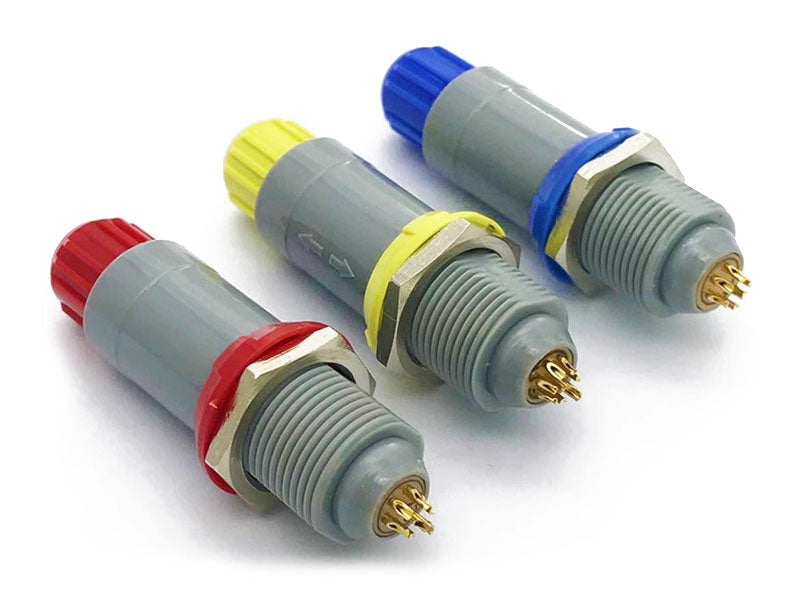Leemo Connector LEMO Connector Self-Locking Plug + Socket 2 3 4 5 6 Way - Kuriosity