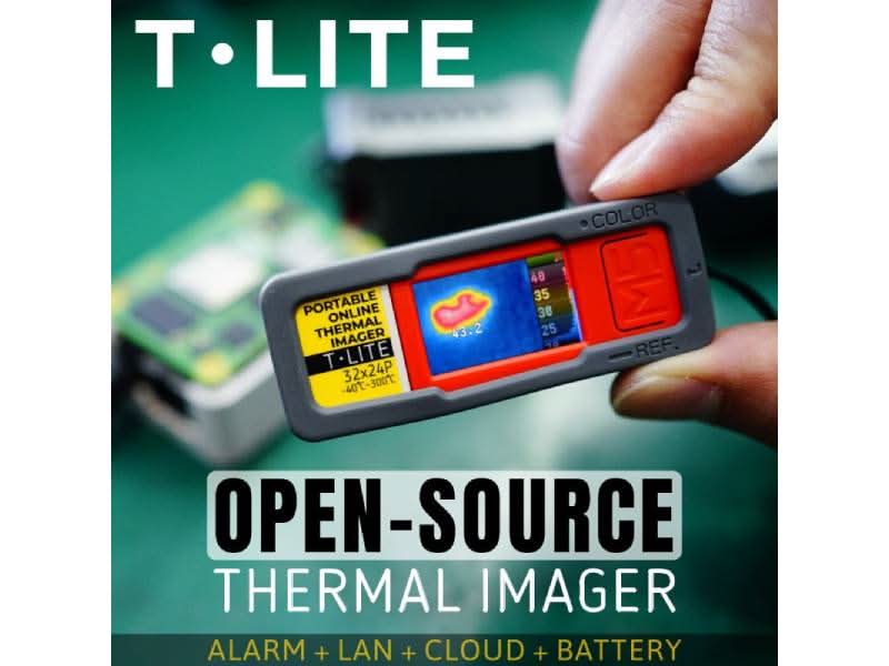 M5Stick T-Lite Thermal Camera Dev Kit (MLX90640)