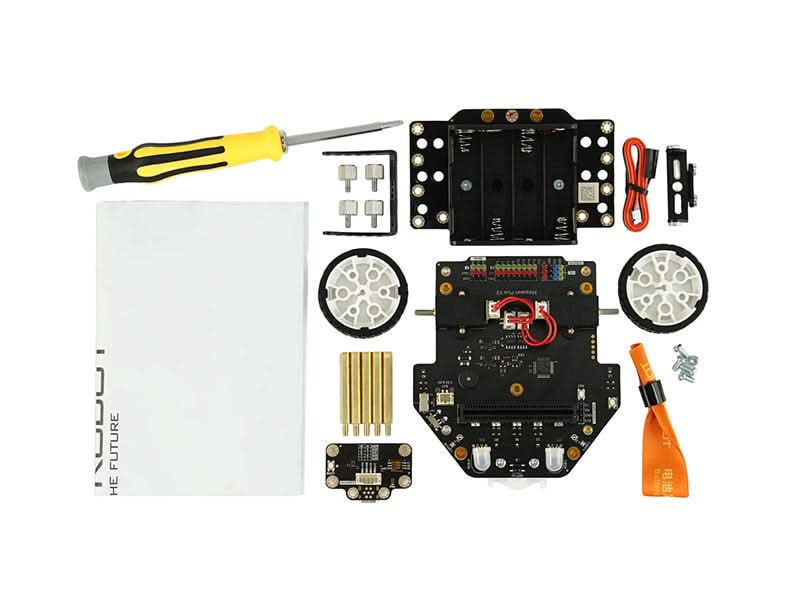 Maqueen Plus V3 - STEM Educational micro:bit Robot with Matrix Laser Ranging (18650 Battery)