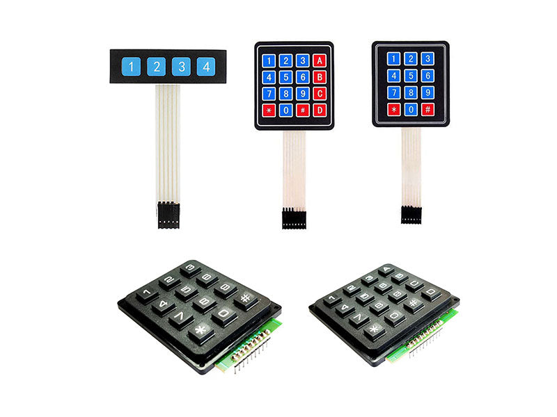 Matrix Keypad 1x4 3x4 4x4