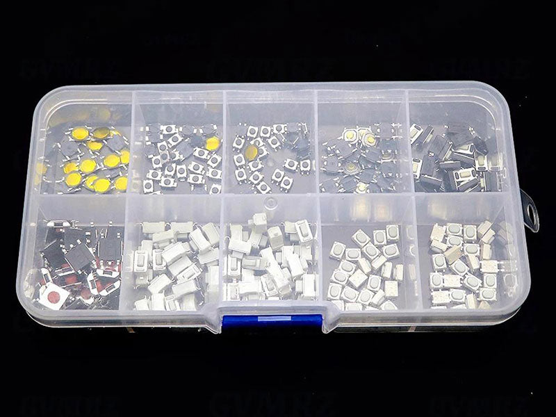 Micro Tactile Switch Kit 250pcs Remote Control Repair