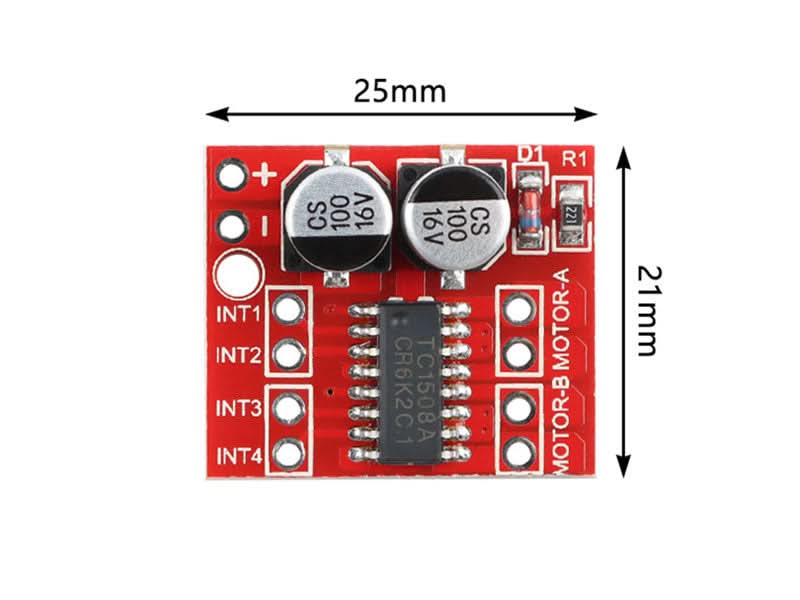 Motor Driver Dual H Bridge TC1508 / L298N Mini