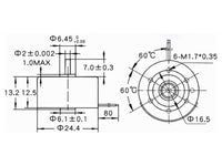 Motor DC R300C with Wire